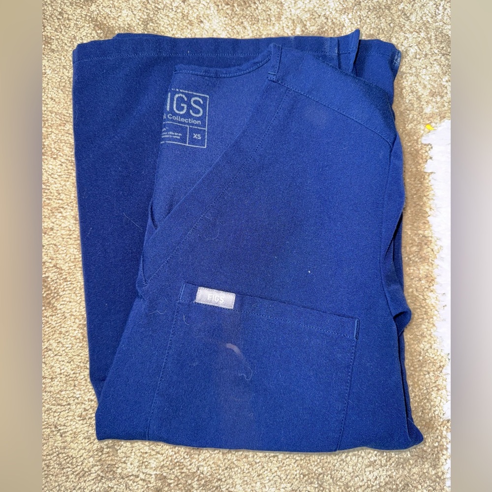 Women's Figs Navy blue top XSmall